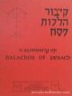 88629 A Summary Of Halachos Of Pesach - Section 5